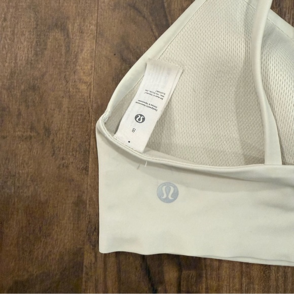 Lululemon Like a Cloud Bra B/C Adjustable Strap Seamless Bra - Bone Size 8 - Picture 8 of 10